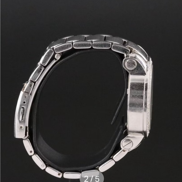 Akribos XXIV Silver Women's stainless steel diamond chronograph watch - Picture 2 of 4